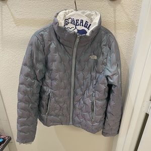 The North Face Iridescent Quilted Puffer Jacket